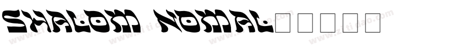 Shalom Normal字体转换
